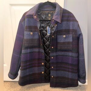 House of Harlow 1960 Black and Purple Jacket